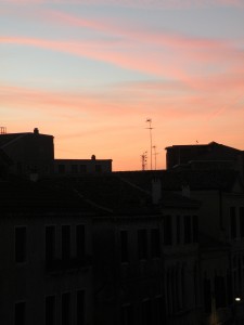 Venice at sunset